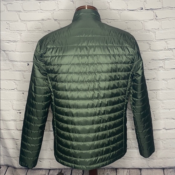 H&M MENS PADDED OUTDOOR JACKET IN GREEN SIZE SMALL - Picture 3 of 8